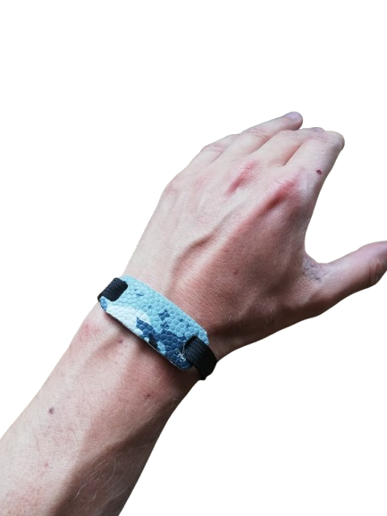 Bracelet Ballon basket "camouflage" recyclé
