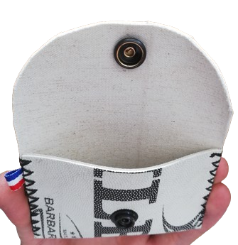 Porte-monnaie en ballon de Rugby recyclé