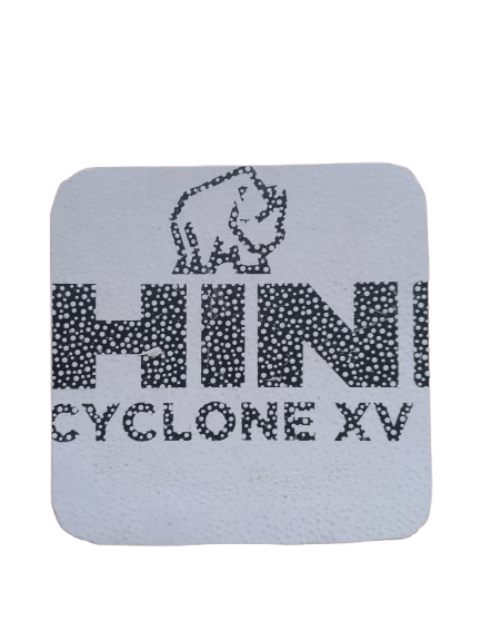 Dessous de verre en ballon de Rugby recyclé "LE RAFFUT"