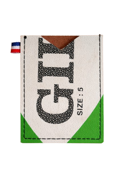 Porte-CB en ballon de rugby recyclé GILBERT vert