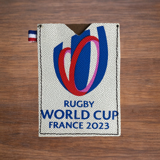 Porte-CB en ballon de rugby recyclé WORLD CUP 2023