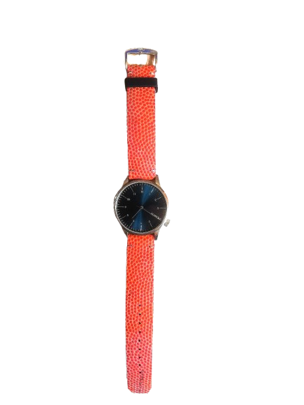 Montre avec bracelet en ballon de basket