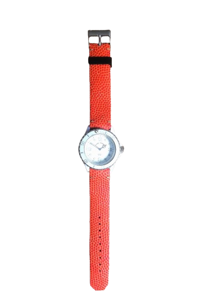 Montre avec bracelet en ballon de basket
