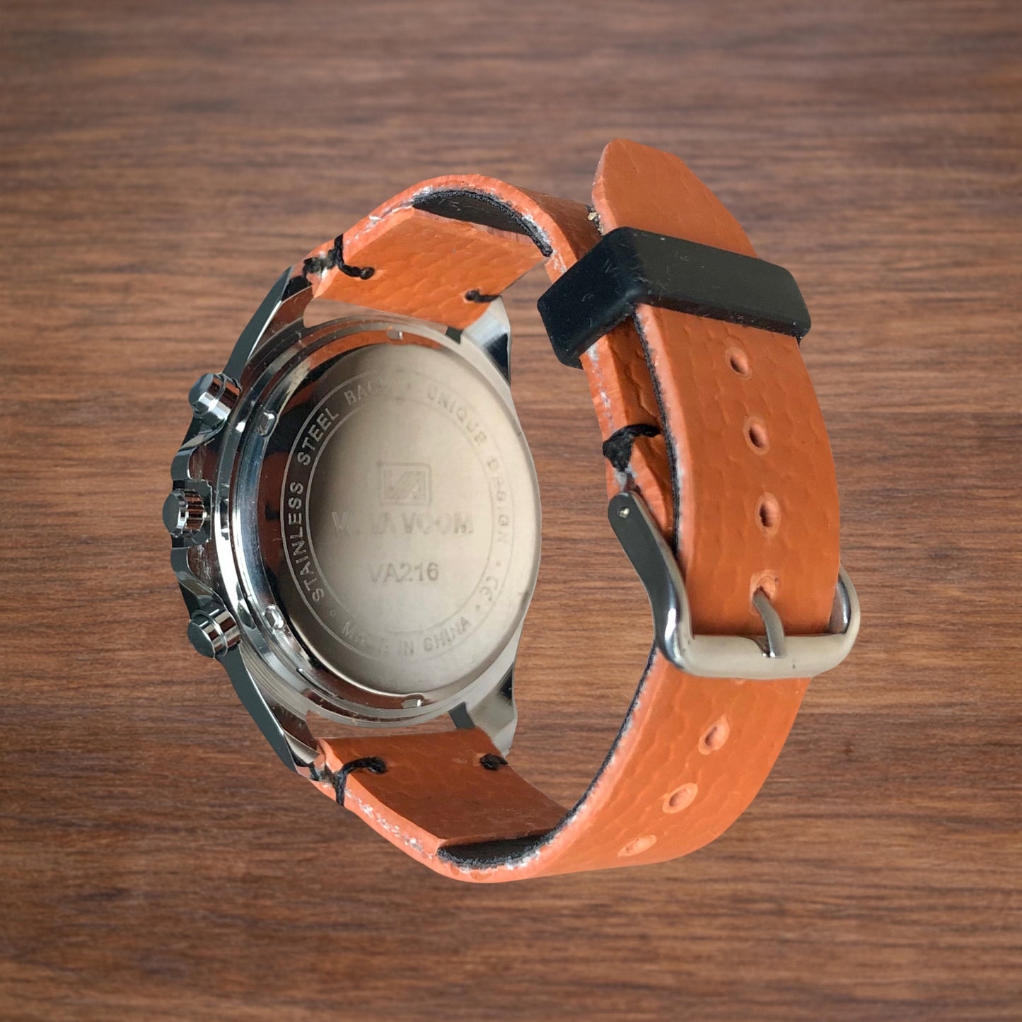 Montre Ballon de Basket recyclé orange