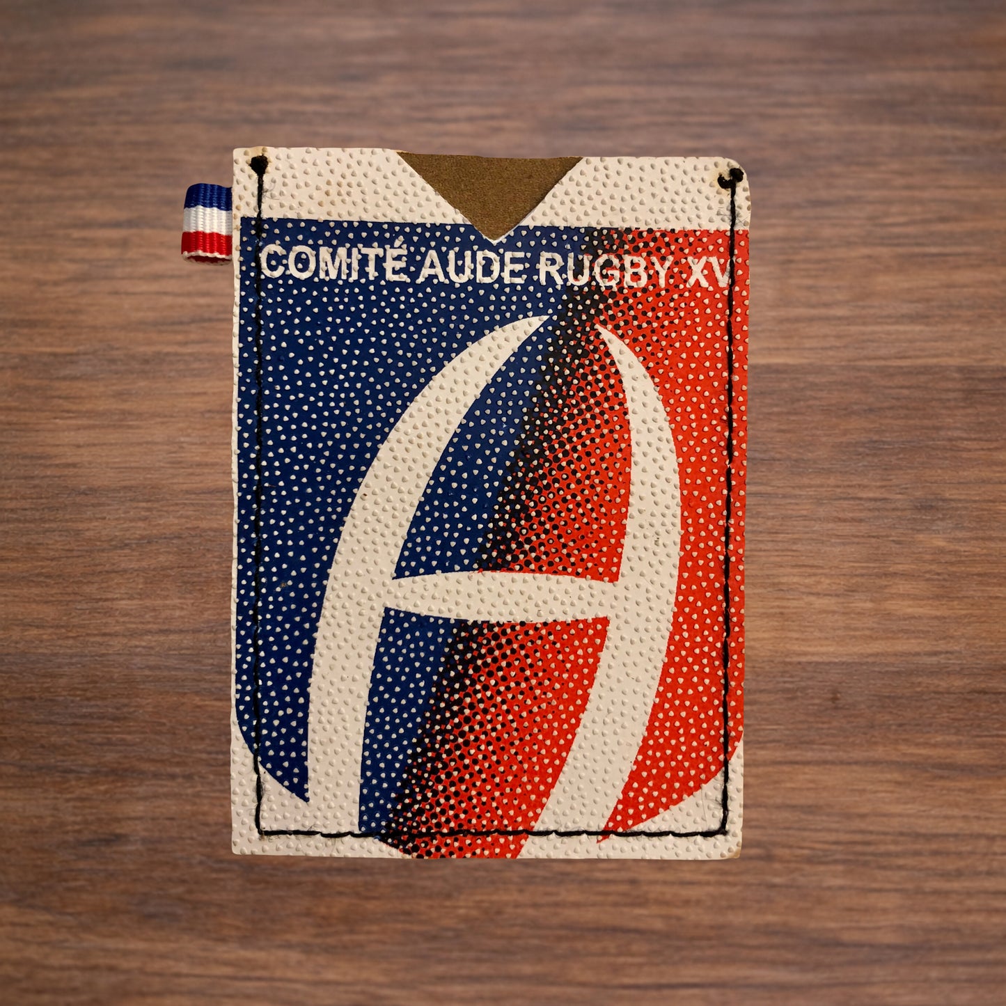 Porte-CB en ballon de rugby recyclé Aude 11
