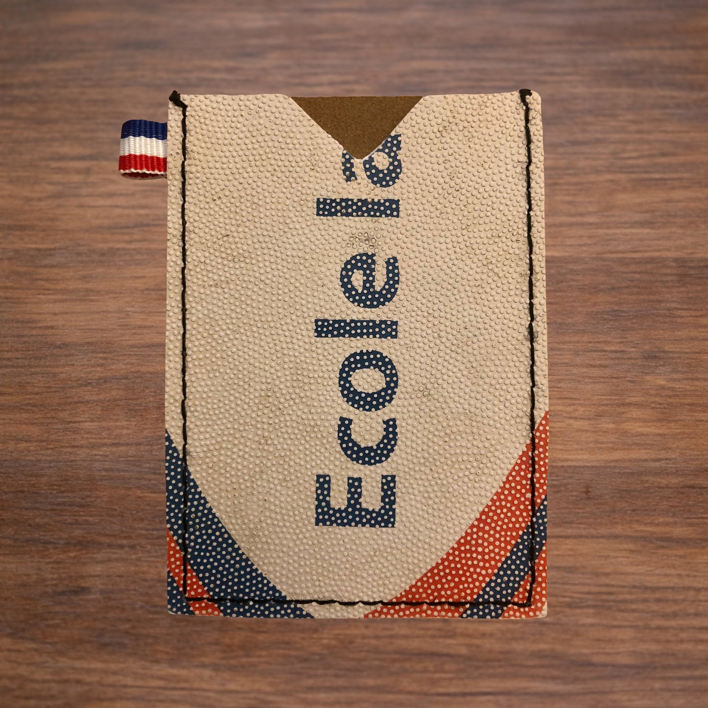 Porte-CB en ballon de rugby recyclé école de rugby