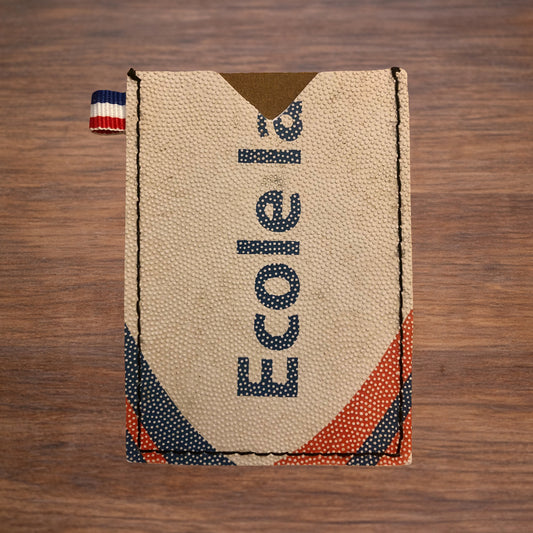 Porte-CB en ballon de rugby recyclé école de rugby