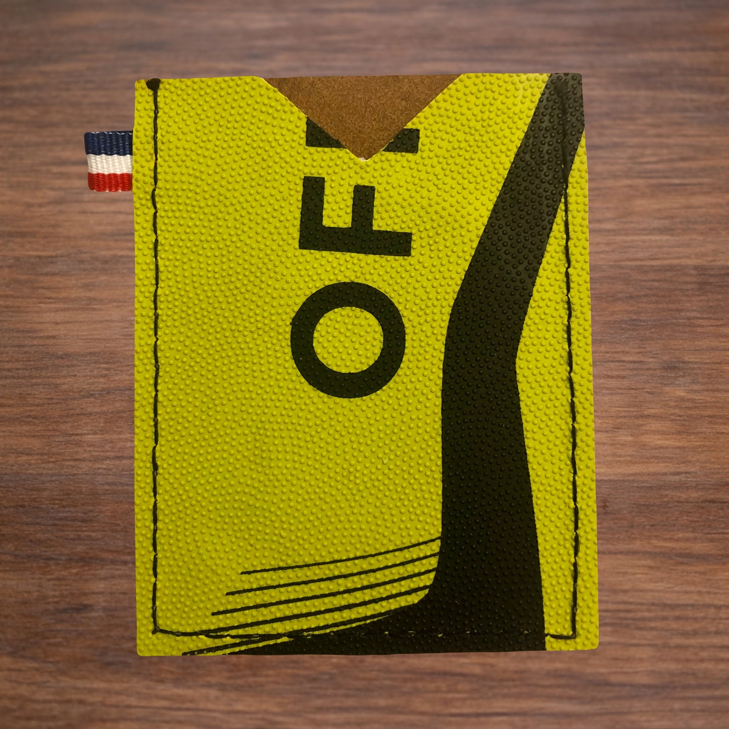 Porte-CB en ballon de rugby recyclé OFFLOAD jaune