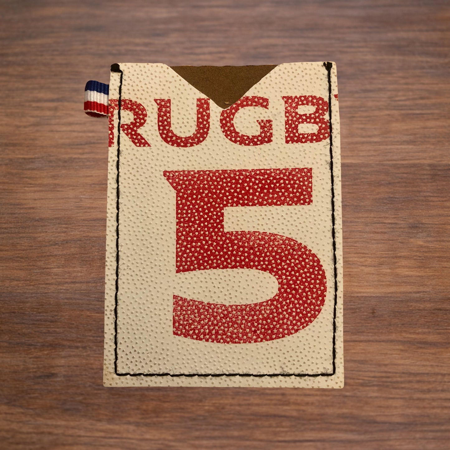 Porte-CB en ballon de rugby recyclé RUGBY 5