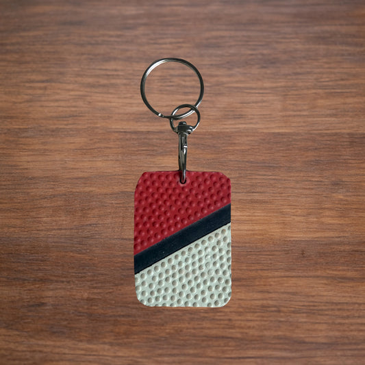 Porte-clé à personnaliser bicolore