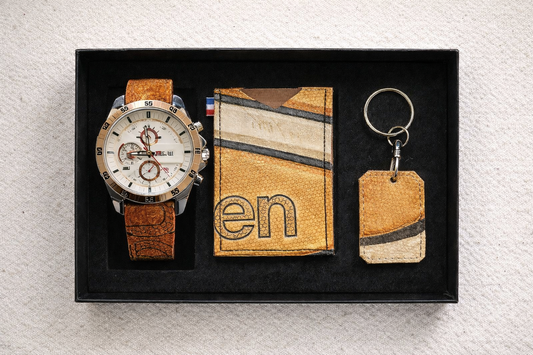 Coffret  en ballon de Basket upcyclé