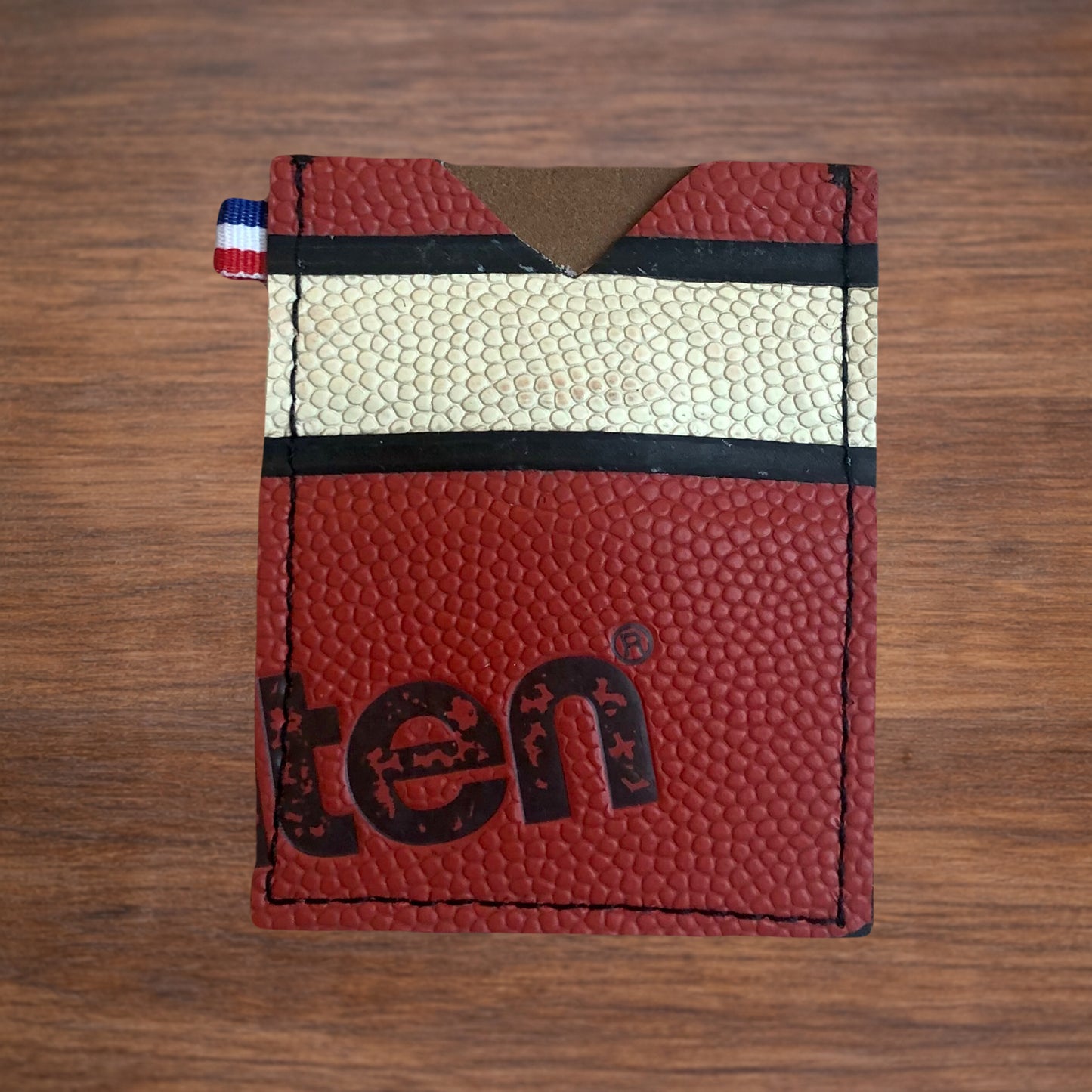 Porte-CB en ballon de basket recyclé MOLTEN rouge
