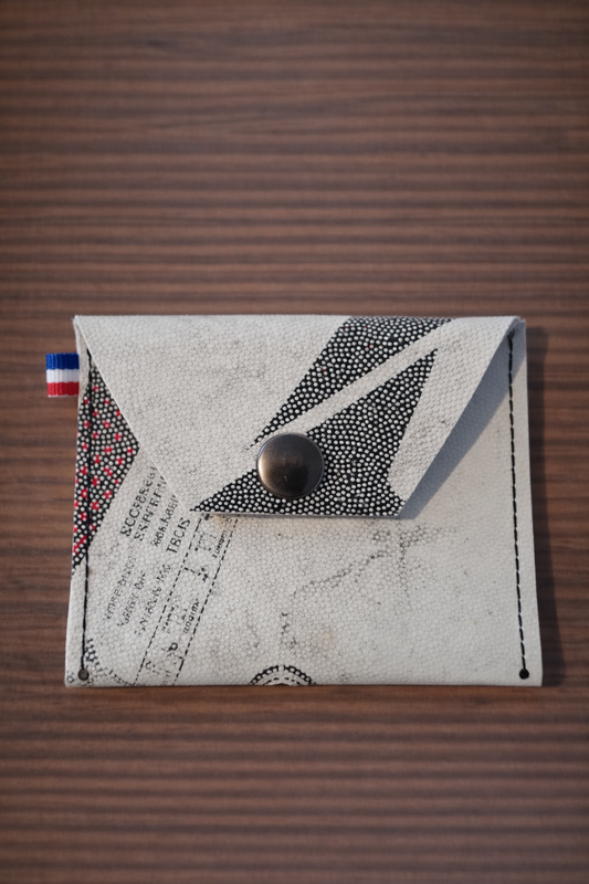 Pochette Porte-monnaie en ballon de Rugby recyclé