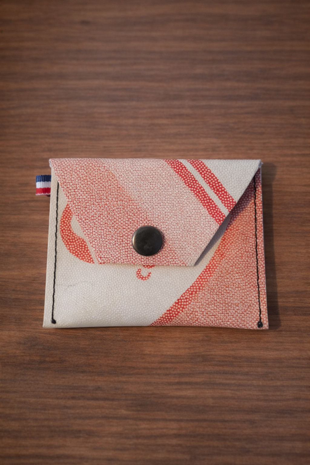 Pochette Porte-monnaie en ballon de Rugby recyclé