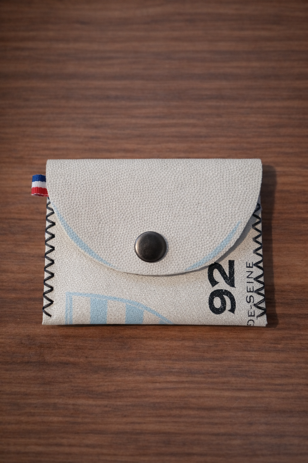 Pochette Porte-monnaie en ballon de Rugby recyclé