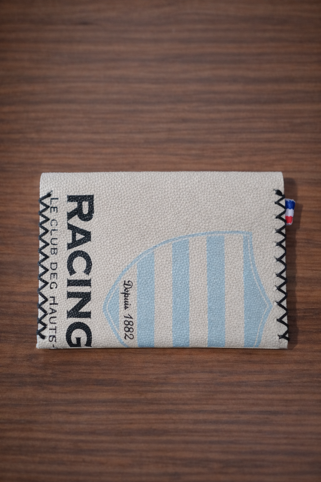 Pochette Porte-monnaie en ballon de Rugby recyclé