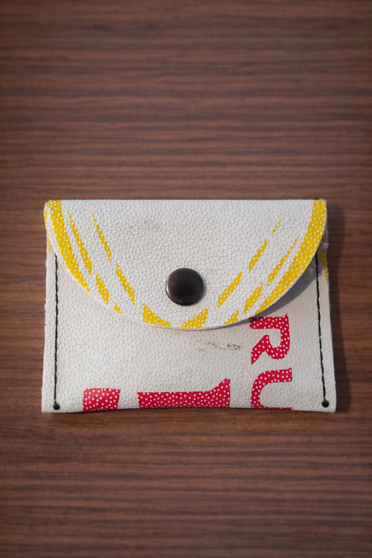 Pochette Porte-monnaie en ballon de Rugby recyclé
