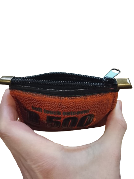 Pochette Porte-monnaie en ballon de Basket recyclé