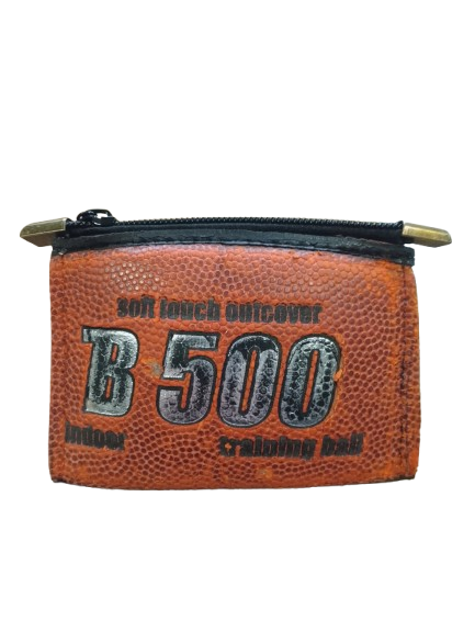 Pochette Porte-monnaie en ballon de Basket recyclé