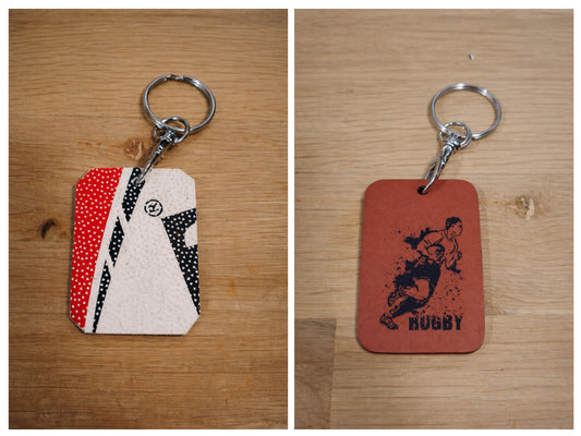Porte-clé rugby "rugbyman"